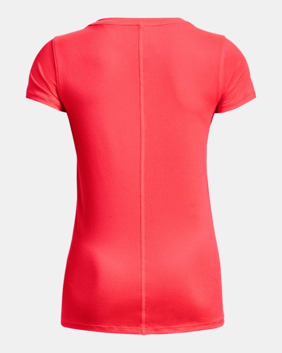 Tee-shirt à manches courtes HeatGear® Armour pour femme, Red, pdpMainDesktop image number 5